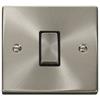 Click Deco Satin Chrome 1 Gang 2 Way Switch