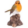 Vivid Arts Singing Robin On Stump Ornament