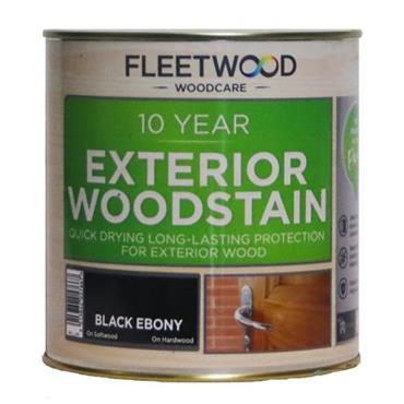 Fleetwood 10 Year Exterior Woodstain Black Ebony 250Ml