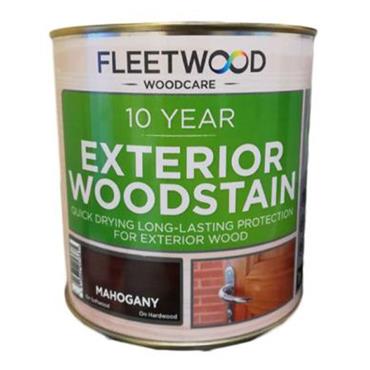 Fleetwood 10 Year Exterior Woodstain Mahogany 250Ml