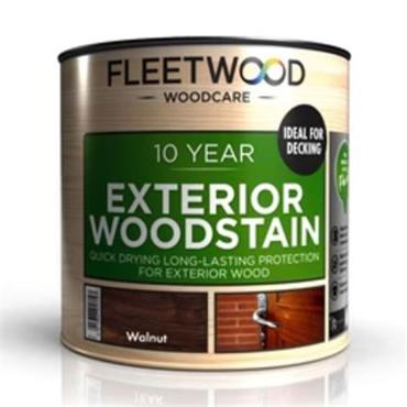 Fleetwood 10 Year Exterior Woodstain Walnut 250Ml