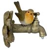Vivid Arts Wall Hang Robin On Garden Tap Ornament