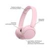 Sony Bluetooth Headphones Pink