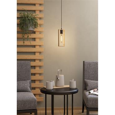 Eglo Littleton Pendant Light Brown