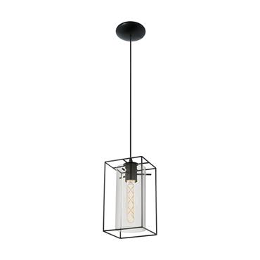 Eglo Loncino Pendant Light E27 Black