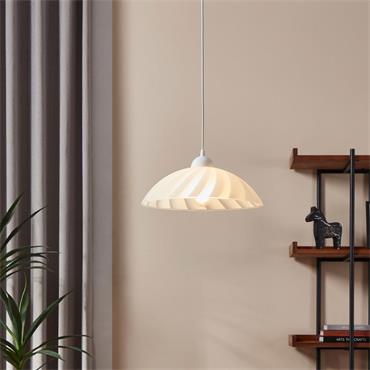 Eglo Vetro Pendant Light White