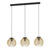 Eglo Venezuela Trio Pendant Light Black Gold