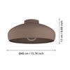 Eglo Mogano Ceiling Light E27 Mocha