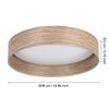 Eglo Luppineria Ceiling Light Oak