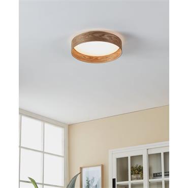 Eglo Luppineria Ceiling Light Oak
