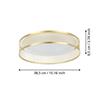 Eglo Luppineria Ceiling Light Matte Brass
