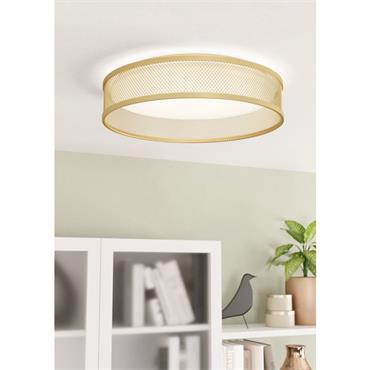 Eglo Luppineria Ceiling Light Matte Brass