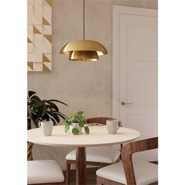 Eglo Cenciara Pendant Light E27 Brushed Brass