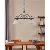 Eglo Murcia Double Pendant Light Black