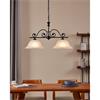 Eglo Murcia Double Pendant Light Black