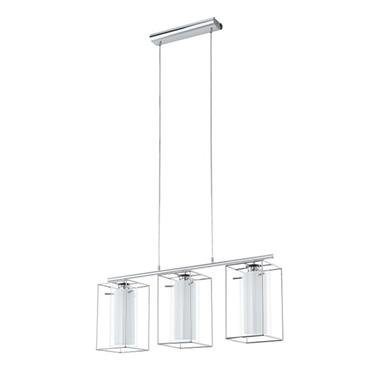 Eglo Loncino 3 Pendant Light Chrome