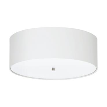 Eglo Pasteri Ceiling Light E27 Fabric White