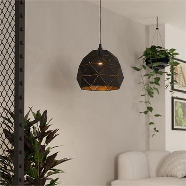Eglo Roccaforte Pendant Light Black
