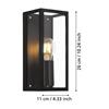 Eglo Amezola Wall Light Black