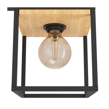 Eglo Libertad Ceiling Light E27 Black