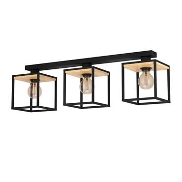 Eglo Libertad Ceiling Light E27 Black
