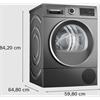 Bosch 9kg Heatpump Dryer Graphite