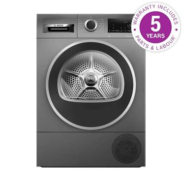 Bosch 9kg Heatpump Dryer Graphite