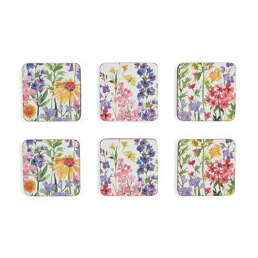Pimpernel Wildflowers Coasters 6 Pack