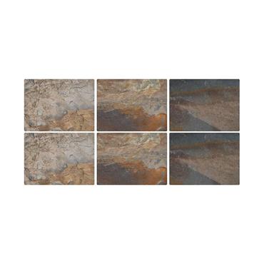 Pimpernel Earth Slate Placemats 6 Pack