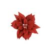 Poinsettia With Clip 27cm