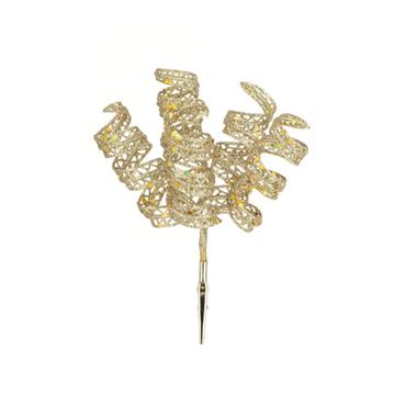 Crazy Curls Clip Gold 17cm