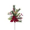 Poinsettia Berry Pine Spray