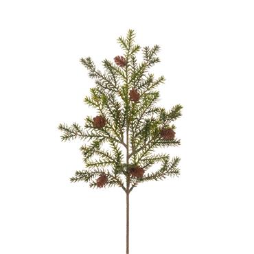 Fine Pine With Cones Spray 48cm