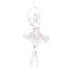 Clear Ballet Hanger 18cm