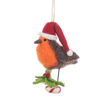 Felt Robin Hanger 12cm