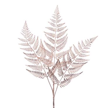 Metallic Fern Spray 66cm