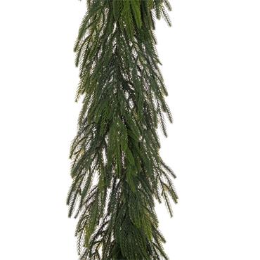 Waxed Pine Garland 180cm