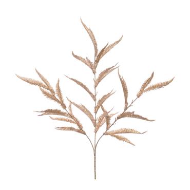 Metallic Fern Spray 74cm