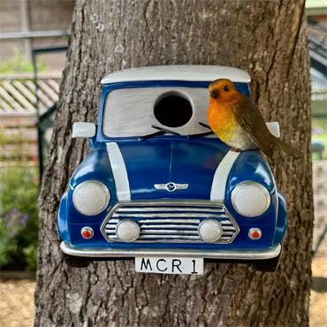 Vivid Arts Classic Mini Cooper Birdhouse Ornament