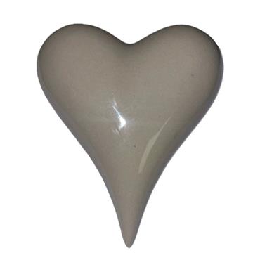 Heaven Sends Grey Ceramic Heart