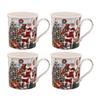 Santa Mug Set Of 4