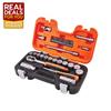 Bacho 34 Pce Mixed 1/4" + 3/8" Socket Set + 1/4in Accessories
