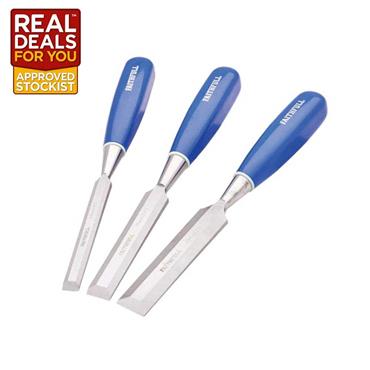 Faithfull Chisel Set Blue 3 Piece