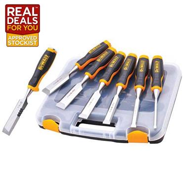 Dewalt Chisel Set 6 Piece With Free Chisel Knife