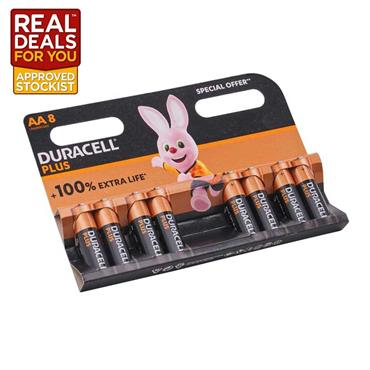 Duracell Aa Plus Power Batteries 8 Pack