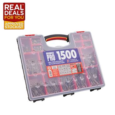 Forgefix Multi-purpose Screw Organiser 1500 Piece