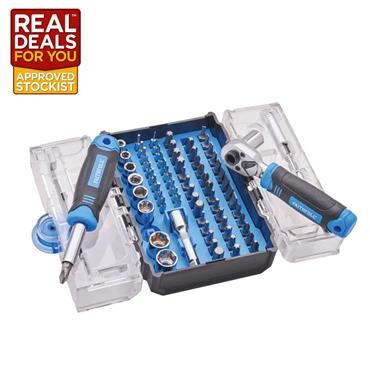 Faithfull Screwdriver Bit & Socket Set 78 Piece