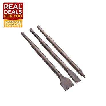 Faithfull Sds+ Chisel Bit Set 3 Piece
