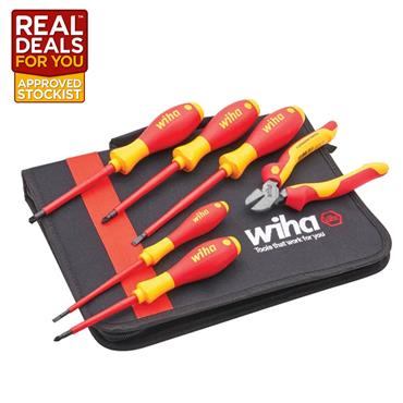 Wiha Electrician's Vde Screwdriver & Plier Set