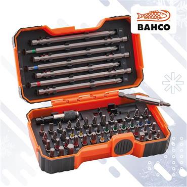 Bahco Colour Coded Bit Set 54 Piece